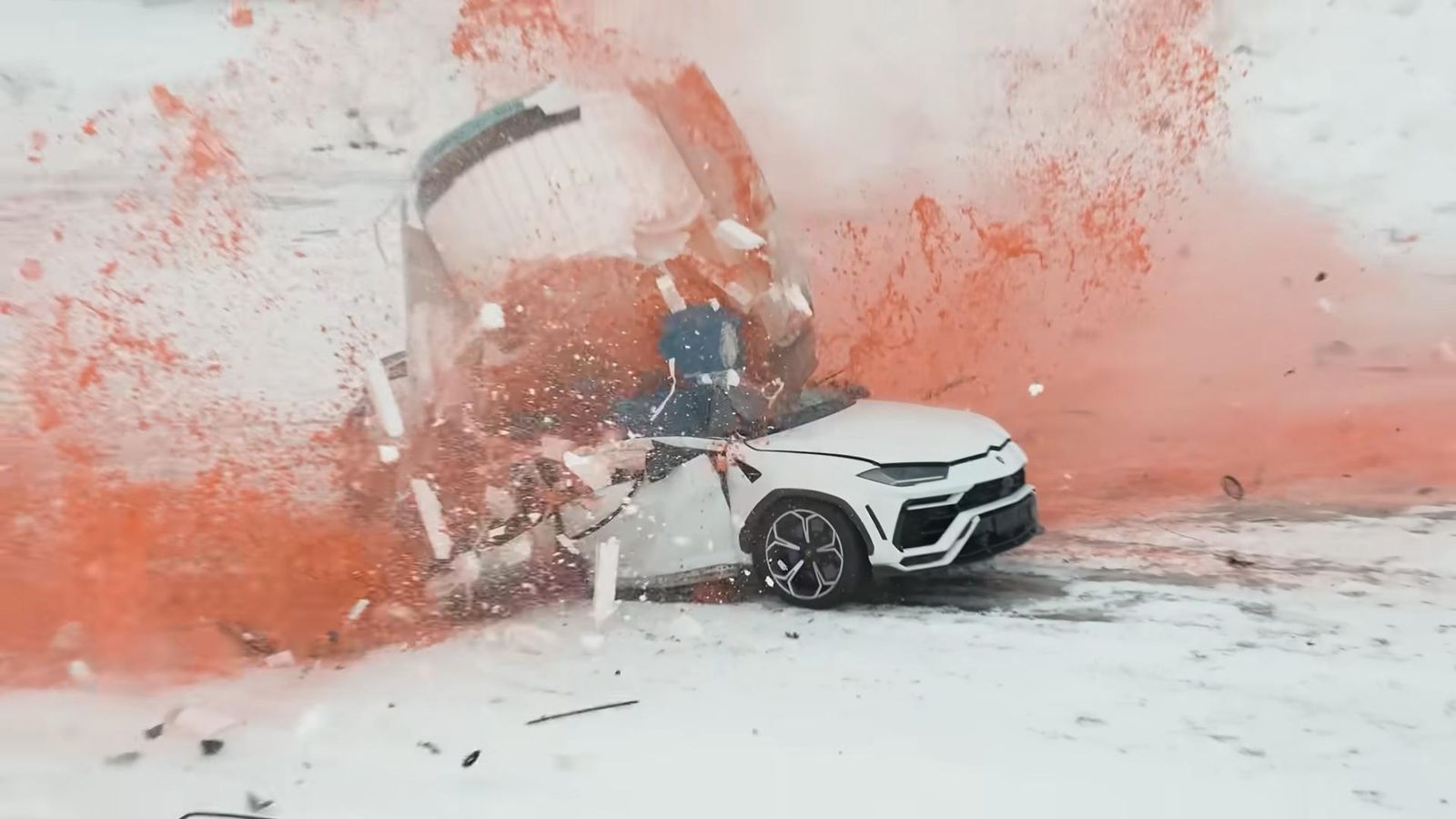 Russian Youtuber Shatters $250,000 Lamborghini Urus For Marketing Stunt 12 Videoscreenshot youtube 2603