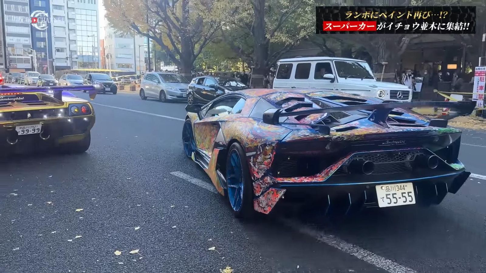 Breathtaking Transformation: Italian Artist Converts 2018 Lamborghini Aventador Svj Into A Masterpiece Canvas! 7 Videoscreenshot youtube 620