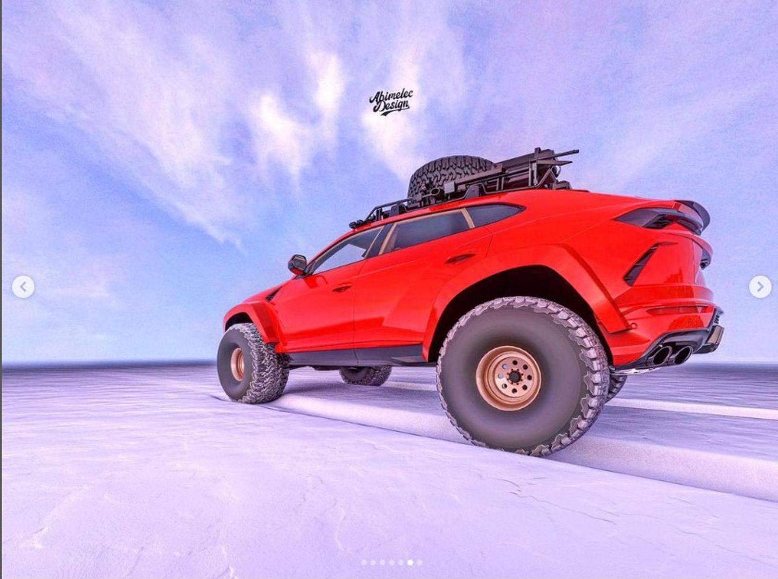 Reimagined Lamborghini Urus Artic Truck Looks Absolute Badass! 3 Third