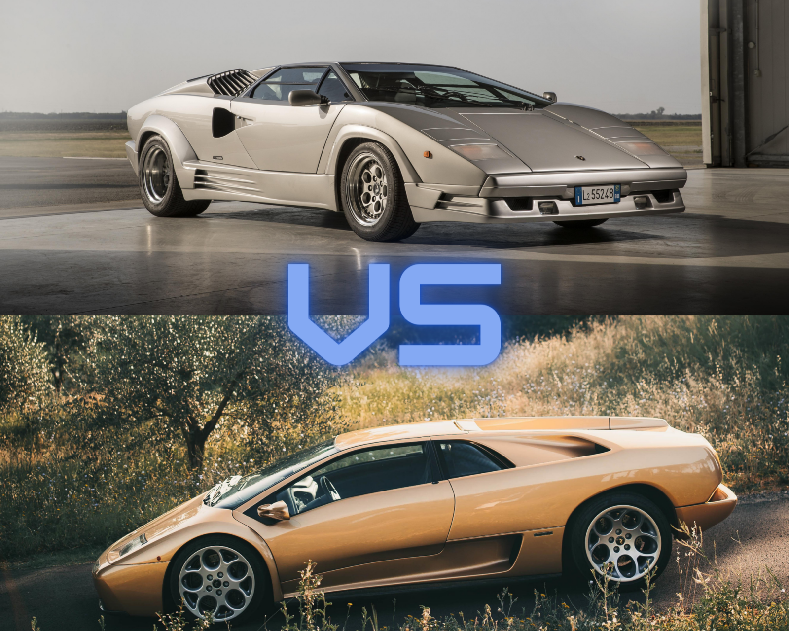 Lamborghini Countach vs Diablo