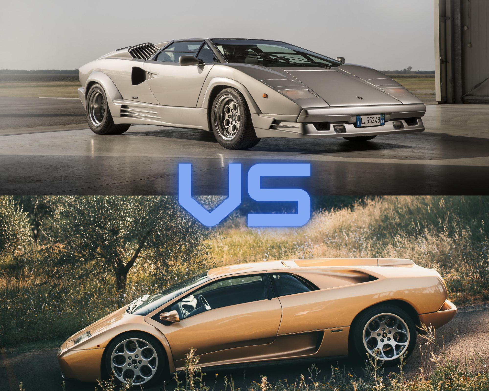 Lamborghini countach vs diablo