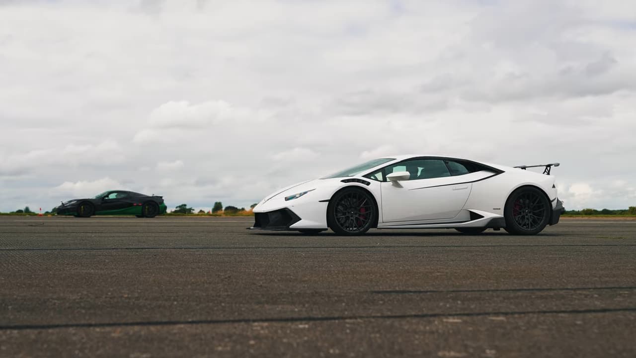 Rimac Nevera Vs Lamborghini Huracan Drag Race: Can The Electric Sportscar Beat This Tuned Lambo! 13 Vs youtube 1800hplambohuracanvrimacneveradragrace 238
