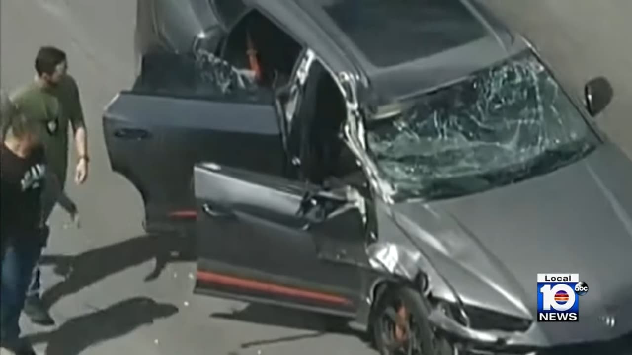Dangerous High-Speed Police Chase Ends In Destruction Of Rented Lamborghini Urus Worth Approximately $235,000 7 Vs youtube mandrivingrentedlamborghinileadspoliceonchaseinmiami dadecounty 118