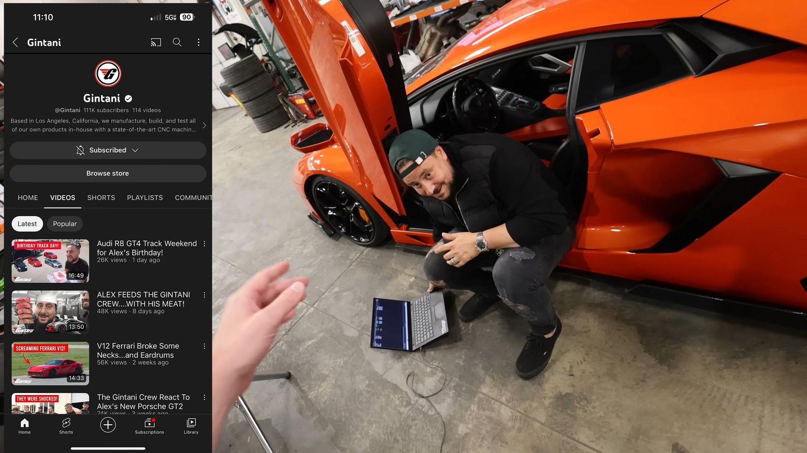 This Youtubers Insane Lamborghini Aventador F1 Exhaust System By Gintani Throws Flames 10 Videoscreenshot youtube introducingmygintanif1straightpipeexhaustlamborghiniaventador 305