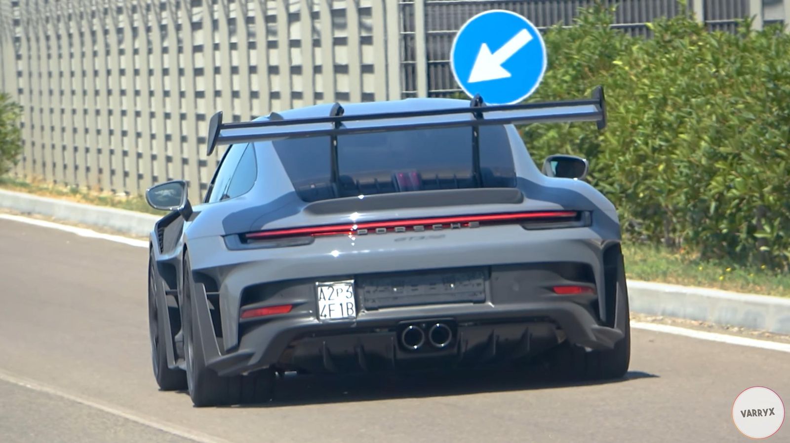 What Is A Stunning New Porsche 992-Generation Gt3 Rs Doing In Lamborghini'S Sant'Agata Bolognese Factory? 6 Videoscreenshot youtube somethingswrongagain 719