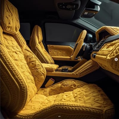 Why 'Knitty Betty Grandma' Tailored An Amazing Sweater For Her Daughters Lamborghini Urus! 3 09