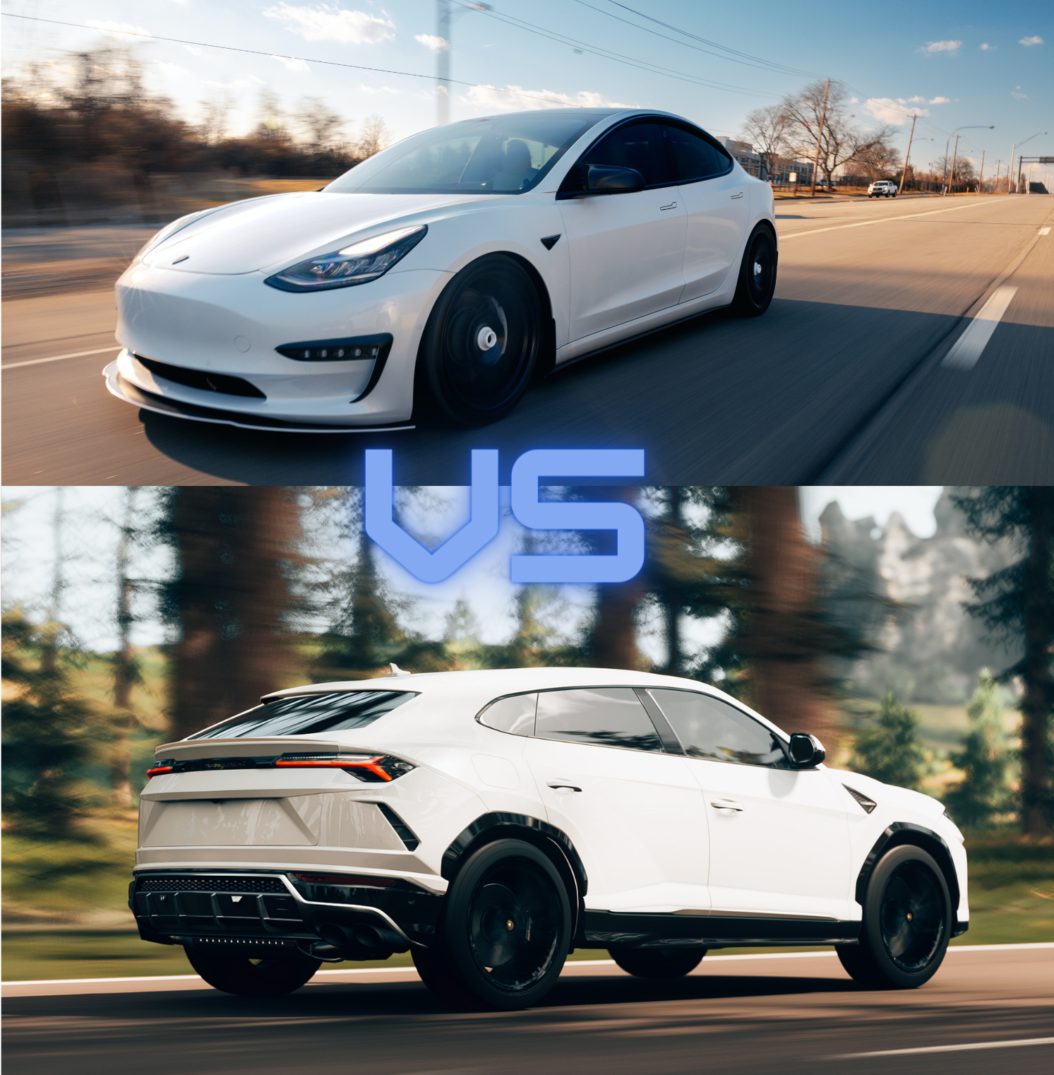 Tesla vs lamborghini