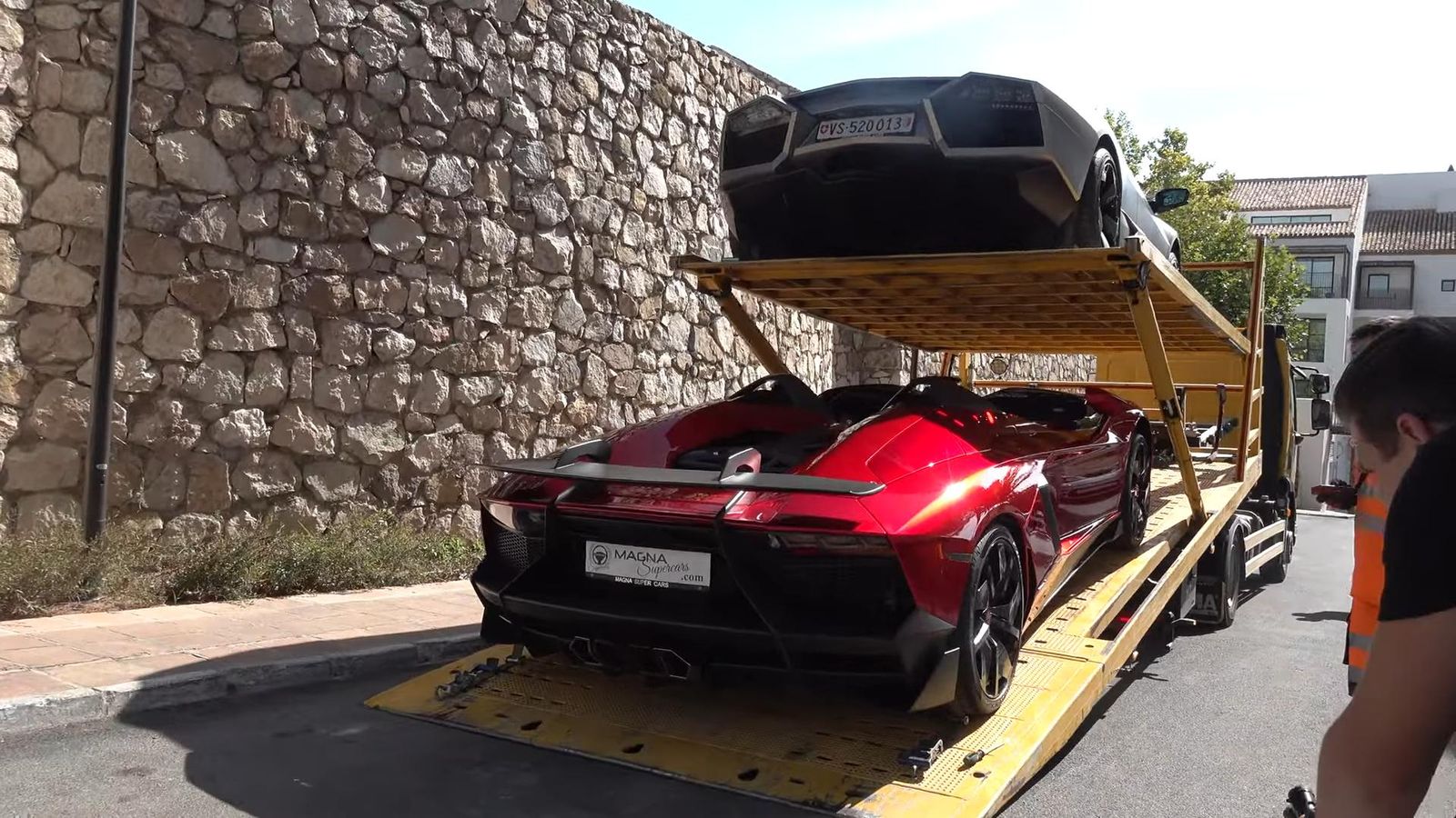 Vs youtube 1of110mlamborghiniaventadorjdrivinginspain 059