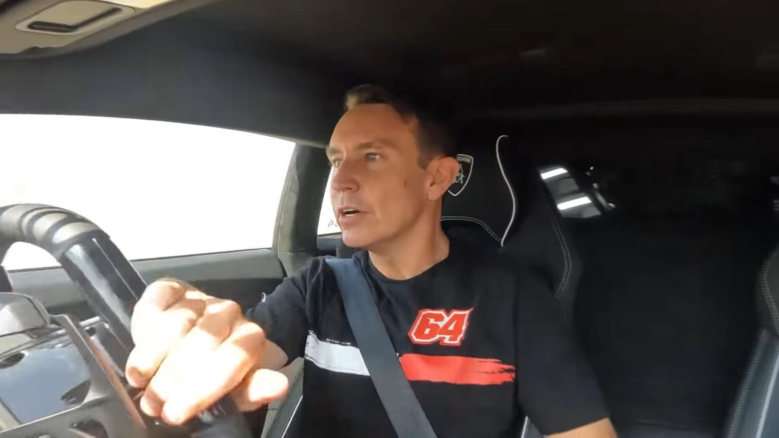 Watch The 2023 Lamborghini Huracan Sterrato Catch Some Air And Survives Crazy Offroad Track! 12 Vs youtube jumpingalamborghinisterrato 142