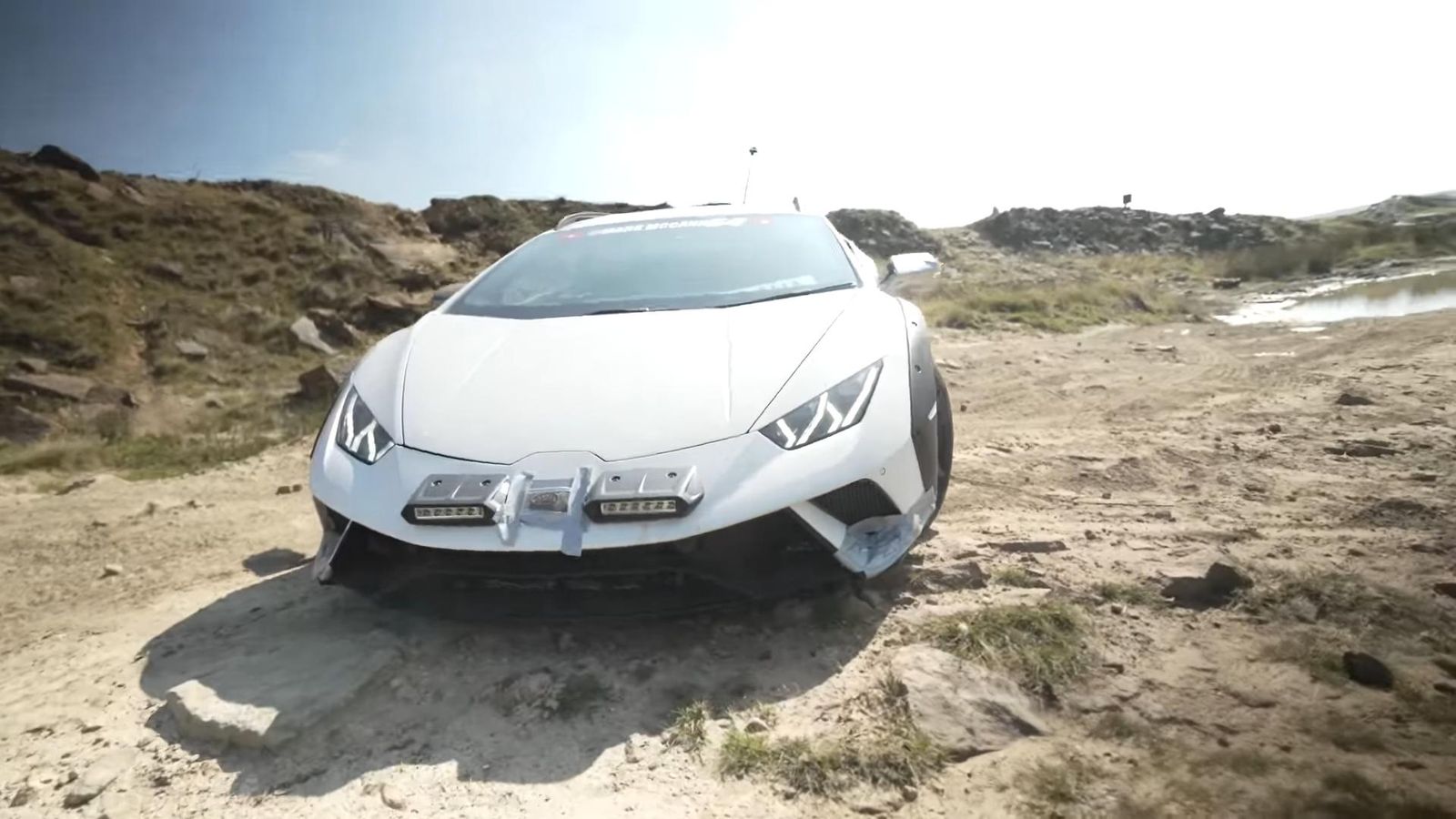 Watch The 2023 Lamborghini Huracan Sterrato Catch Some Air And Survives Crazy Offroad Track! 5 Vs youtube jumpingalamborghinisterrato 206