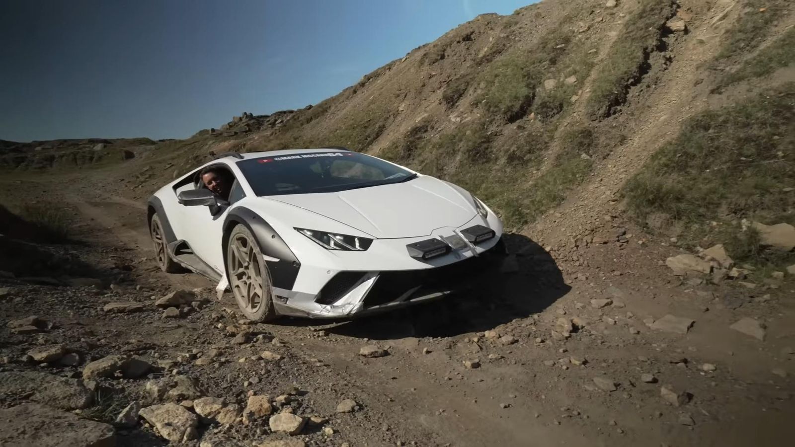 Watch The 2023 Lamborghini Huracan Sterrato Catch Some Air And Survives Crazy Offroad Track! 10 Vs youtube jumpingalamborghinisterrato 236