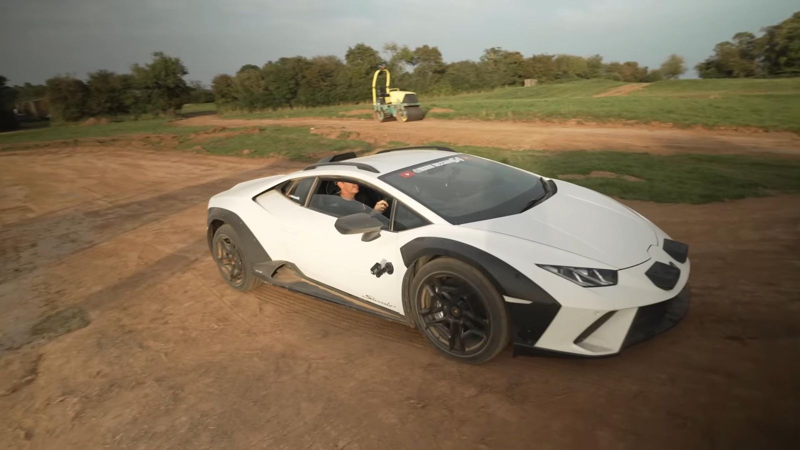 Watch The 2023 Lamborghini Huracan Sterrato Catch Some Air And Survives Crazy Offroad Track! 3 Vs youtube jumpingalamborghinisterrato 748
