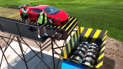 Mrbeast Destroys A Lamborghini And Tries To Blow Another With 3 Tanks In This Interesting Video 2 Vs youtube lamborghinivsshredder 000