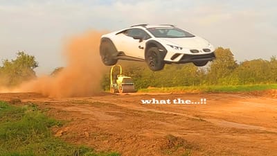 Watch The 2023 Lamborghini Huracan Sterrato Catch Some Air And Survives Crazy Offroad Track! 2 Title 2