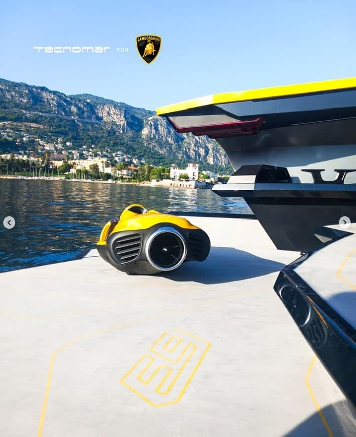 The New Luxurious Technomar Lamborghini 63 Superyacht Looks Epic In The Shade Of Yellow! 5 Technomar lamborghini 63 superyacht