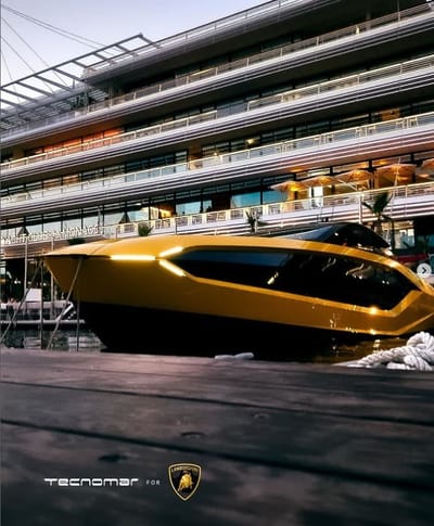 Chnomar lamborghini 63 superyacht