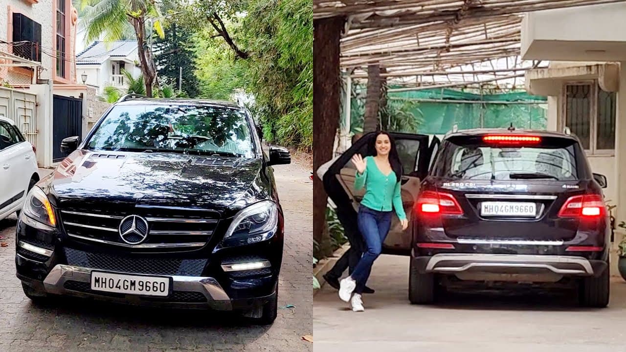 Shraddha kapoor mercedes-benz gle