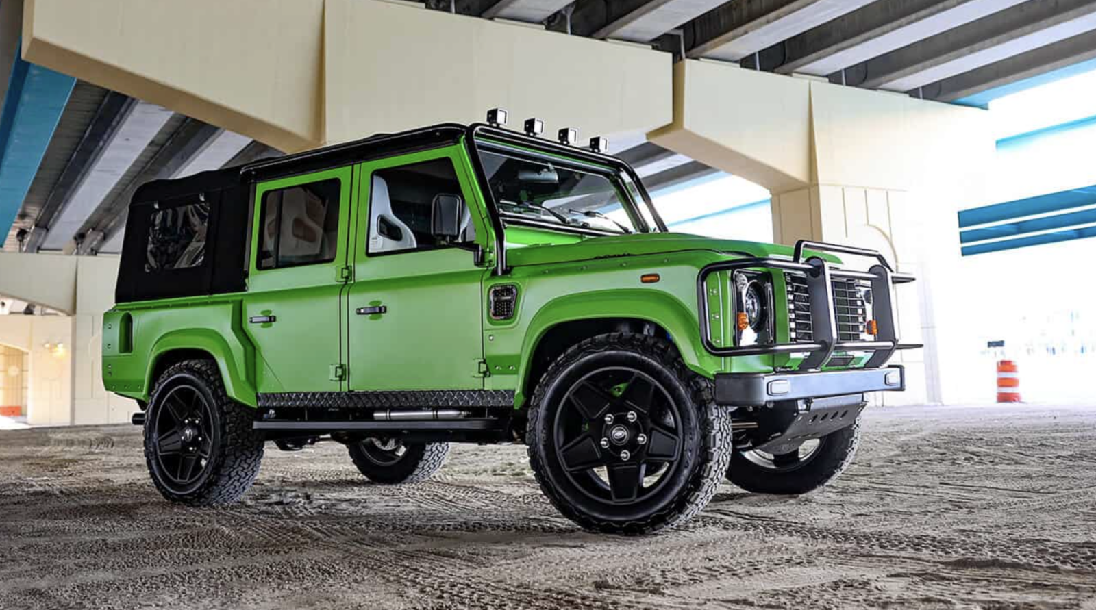 Reimagining Rugged Elegance: Land Rover Defenders Reborn In Lamborghini Hues 3 2007 land rover defender 110