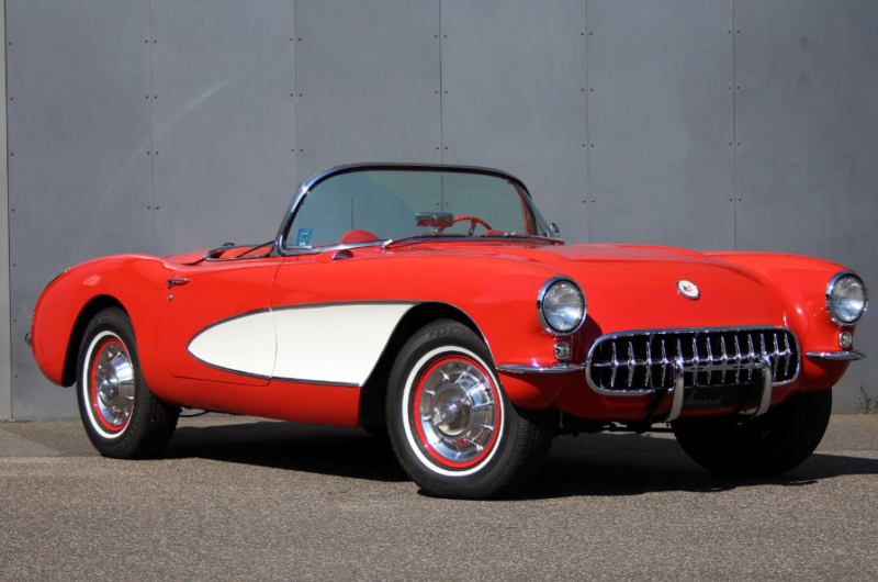 9 Ferrari Cars That Look Like Chevy Corvette 5 Corvette c1 convertible 1956