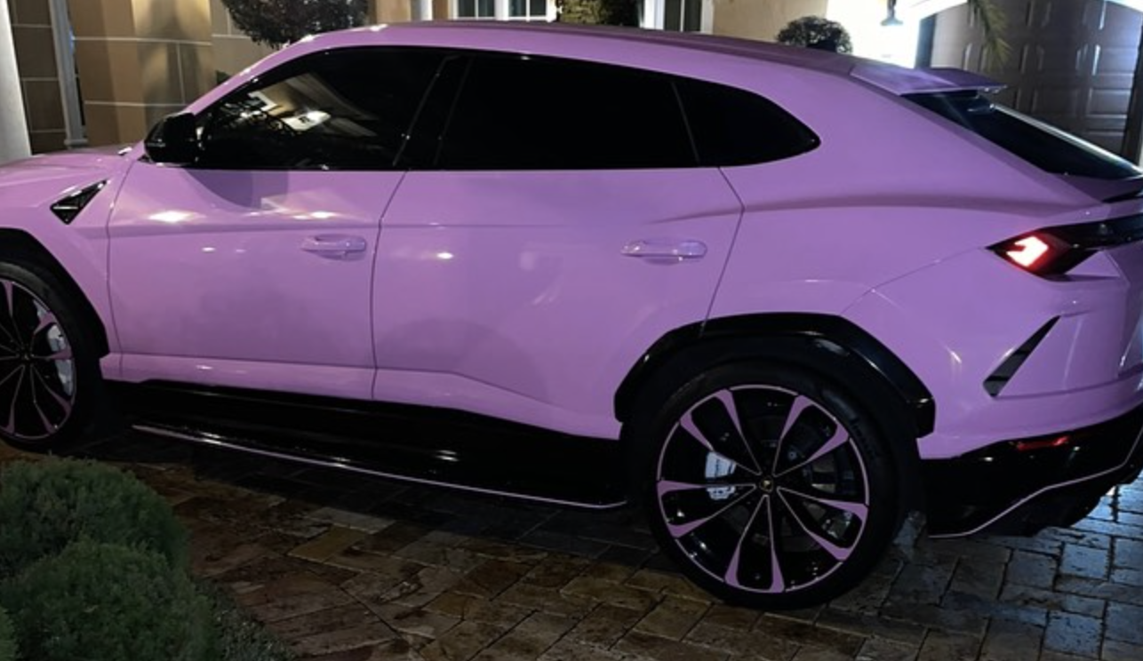 Keyshia ka’oir pink lamborghini urus