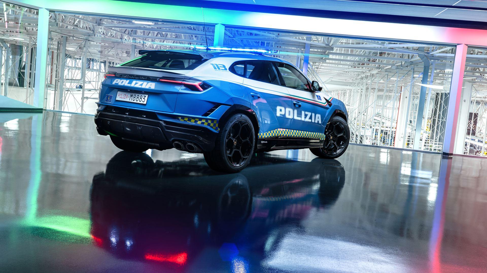 Lamborghini police car