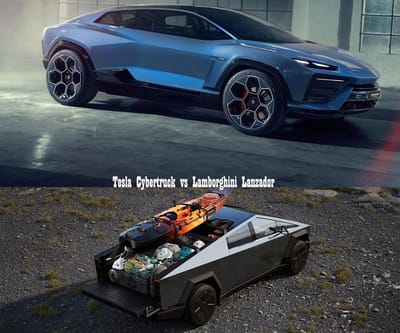 Tesla Cybertruck Vs Lamborghini Lanzador: A Captivating Comparison Of The Next-Generation Electric Suvs 2 Final