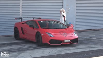 83-Year-Old Lady Races Her Lamborghini Gallardo And Porsche: A Story Of Speed And Passion 2 Vs youtube 83yearoldgrandmadrivesherloudlamborghinigallardosupertrofeostradaleontrack 014