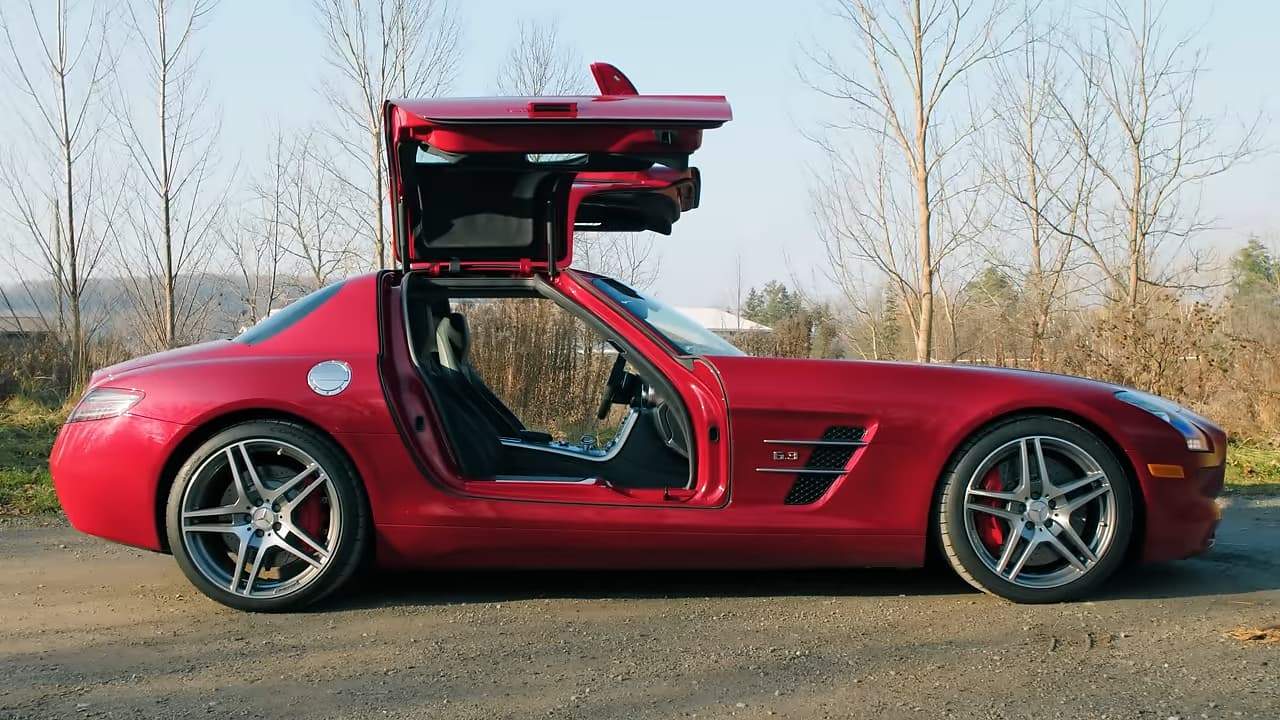 The 2023 Ferrari Movie Starcast &Amp; Their Ultra Expensive Cars 35 Vs youtube mercedes benzslsamgreviewgullwingedfury 1147