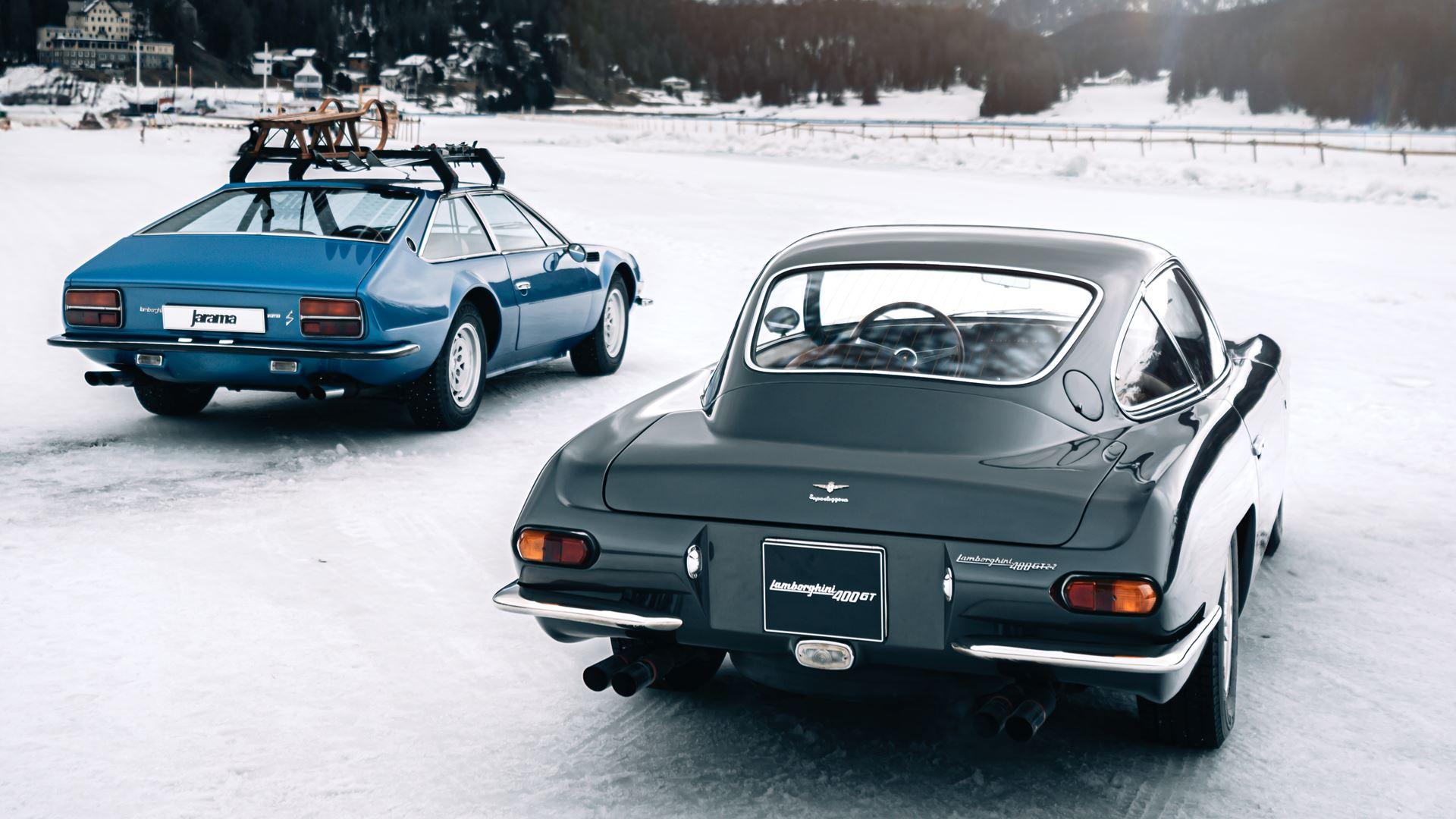 Showcasing Elegance On Ice: 2 Rare Iconic Cars From Lamborghini Museum In St. Moritz Make A Historic Appearance 28 652477 v2