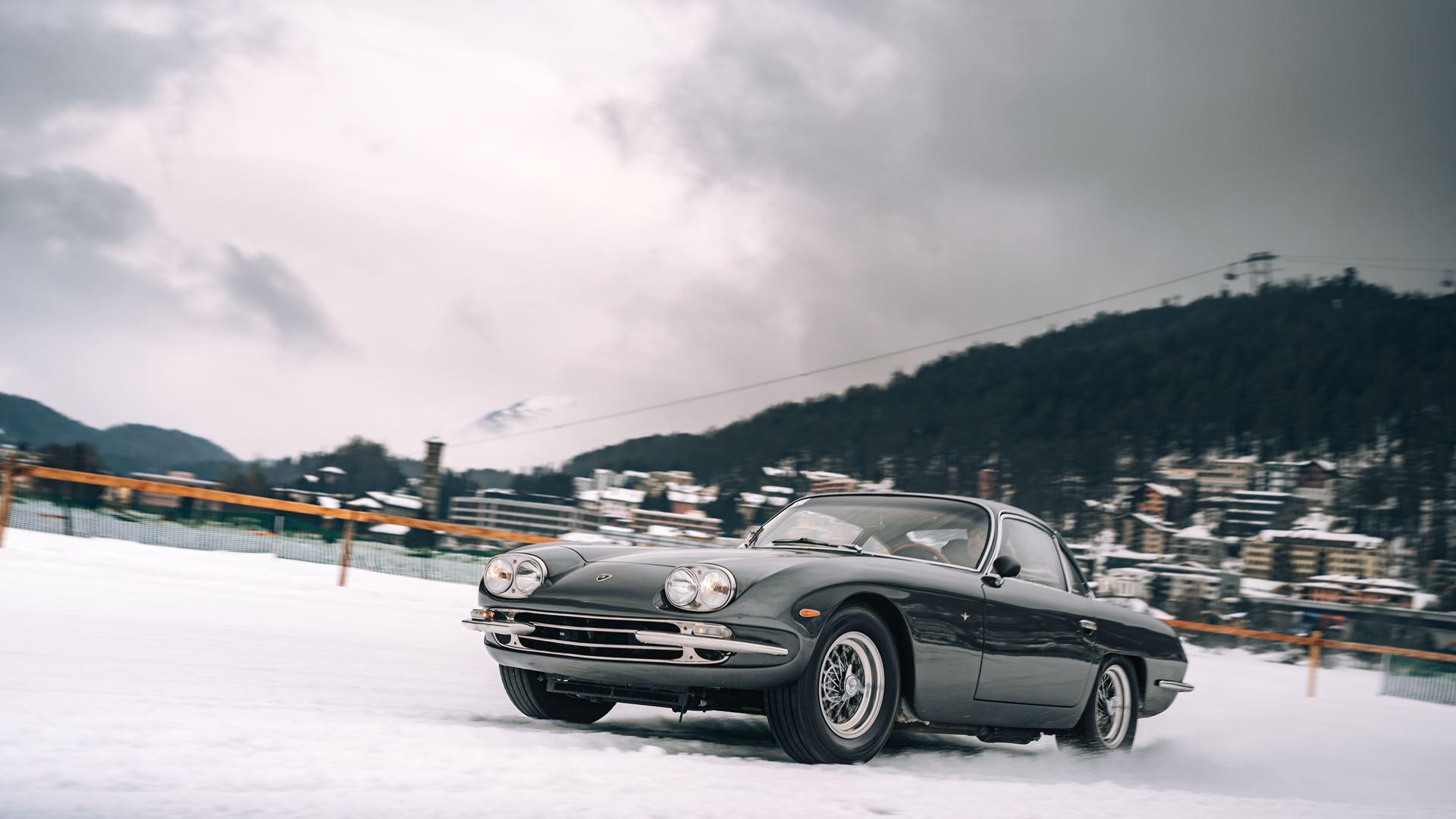 Showcasing Elegance On Ice: 2 Rare Iconic Cars From Lamborghini Museum In St. Moritz Make A Historic Appearance 20 652487