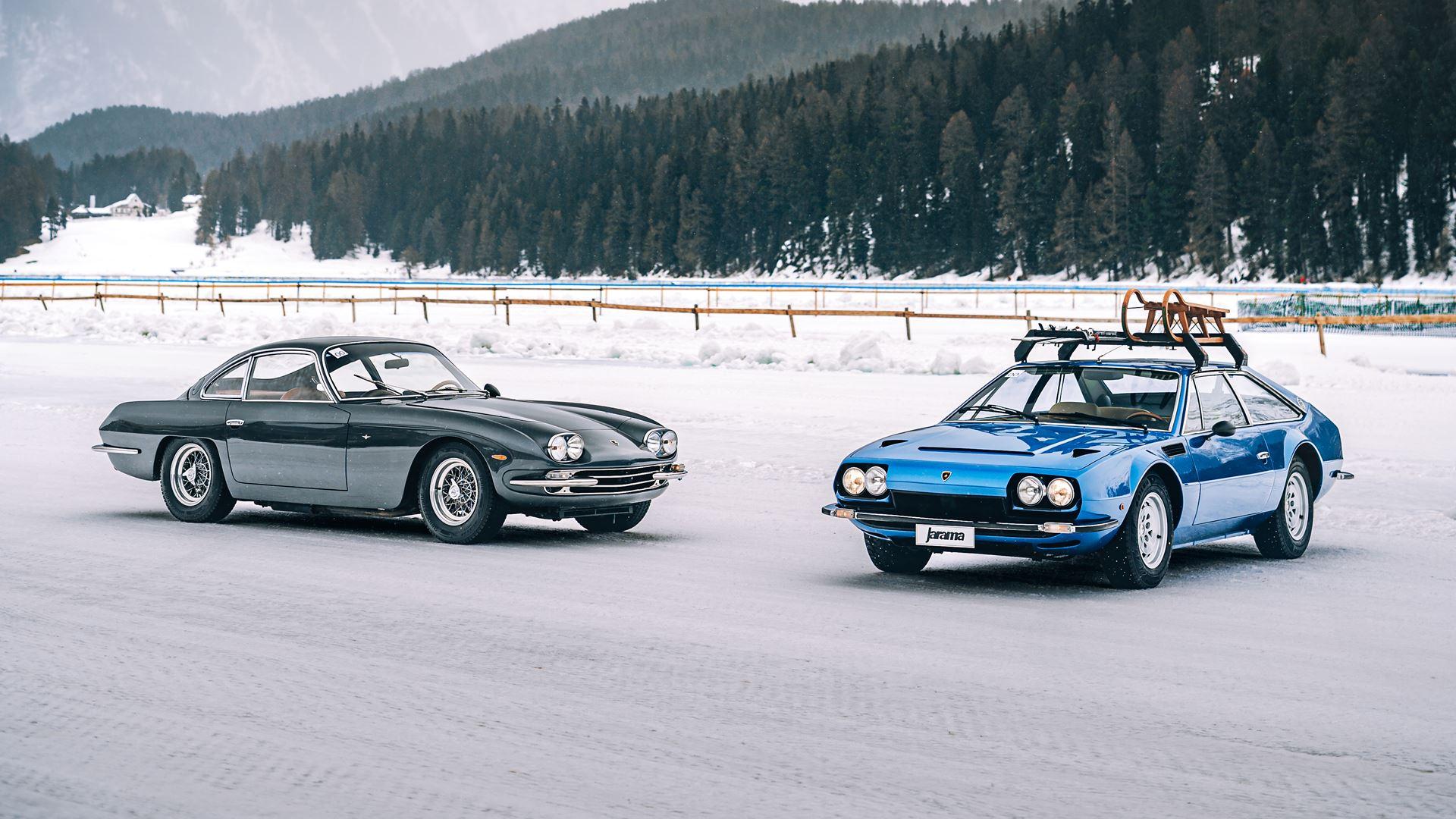 Showcasing Elegance On Ice: 2 Rare Iconic Cars From Lamborghini Museum In St. Moritz Make A Historic Appearance 15 652493 v2