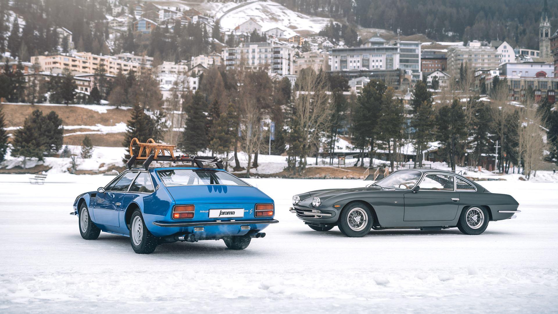 Showcasing Elegance On Ice: 2 Rare Iconic Cars From Lamborghini Museum In St. Moritz Make A Historic Appearance 14 652494 v2