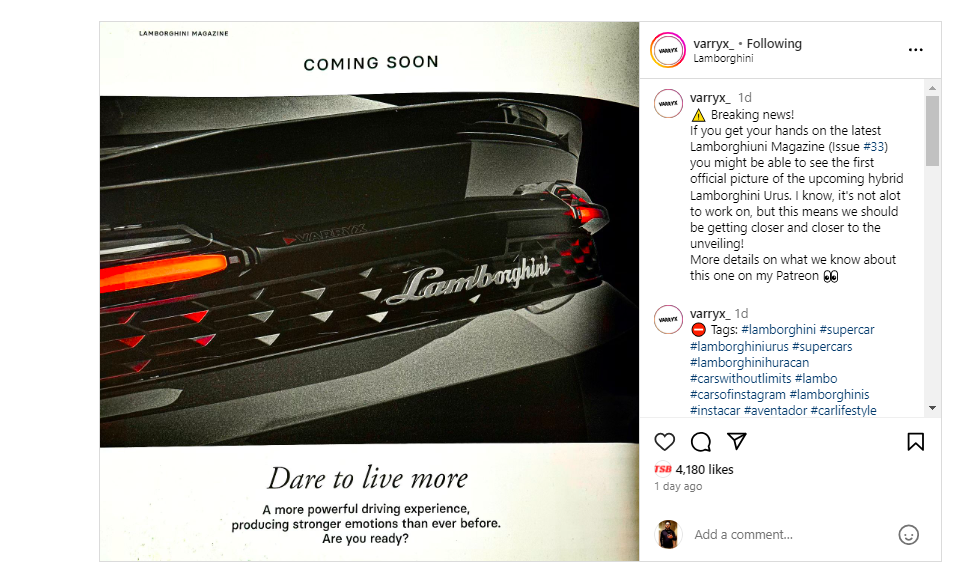 2025 Lamborghini Urus Phev Teased: A Vision Of Electrifying Luxury 3 2025 lamborghini urus phev teased