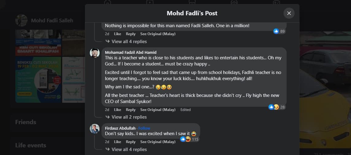 How A Malaysian Teacher Surprises Students By Arriving In A Lamborghini To Inspire Big Ambitions! 7 Screenshot 2 4