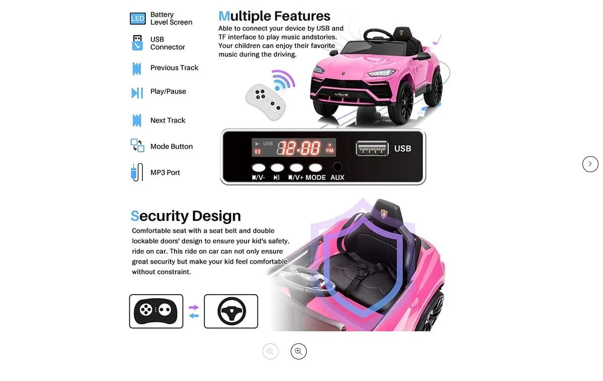The Ultimate Gift For Toddlers: Lamborghini Ride On Toys Now Available At A Mindblowing Discount! 9 Lamborghini ride on toys