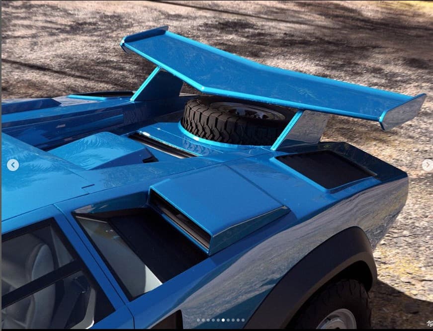 This Wild Lamborghini Countach All-Terrain V12 Supercar Render Surpasses The Huracan Sterrato In Boldness! 5 Lamborghini countach all-terrain v12 supercar