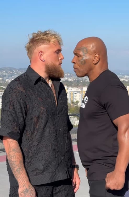 Mike tyson vs jake paul car collection