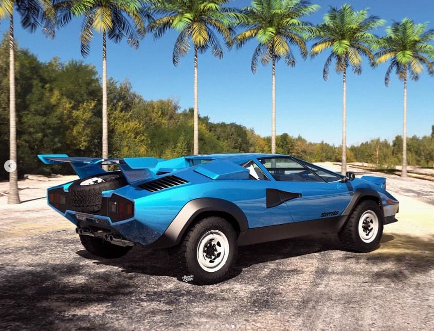 This Wild Lamborghini Countach All-Terrain V12 Supercar Render Surpasses The Huracan Sterrato In Boldness! 7 Screenshot 2 1