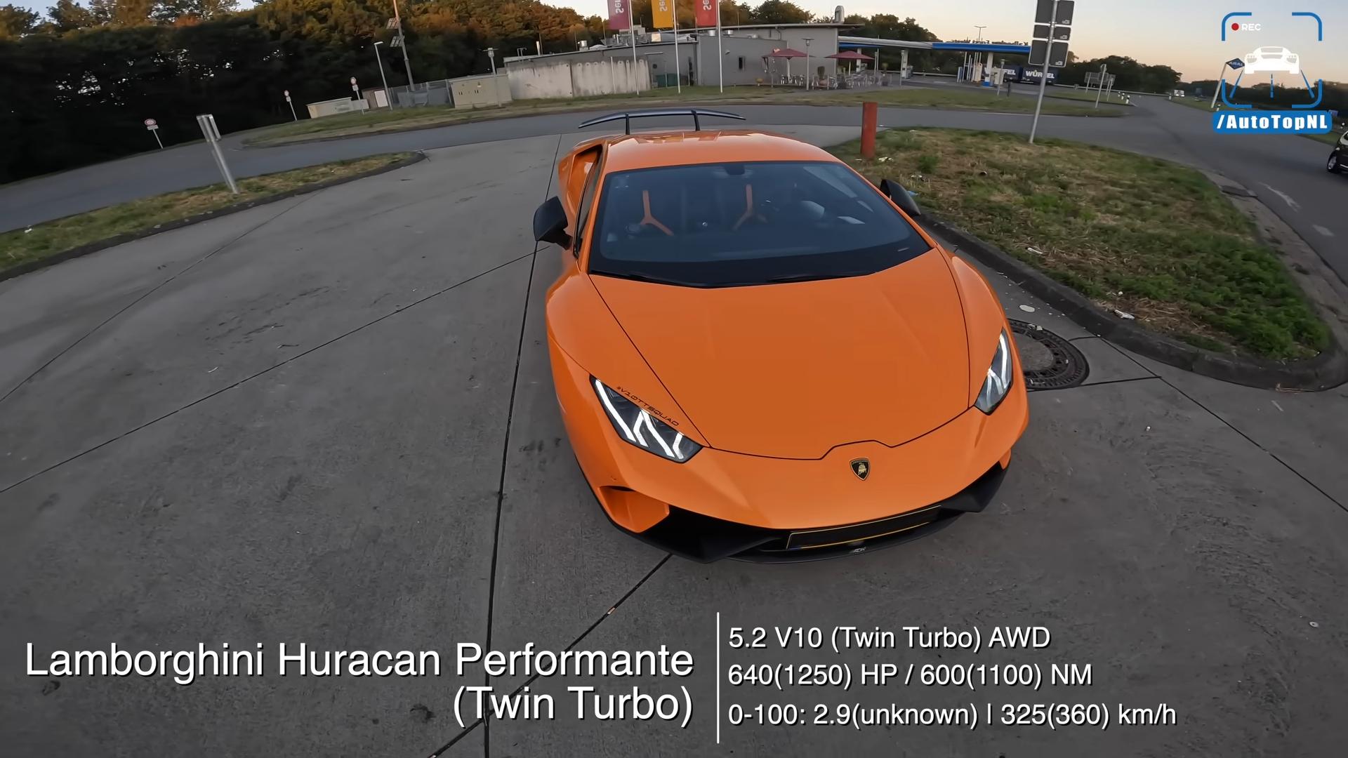 The 1250 Hp Twin Turbocharged Lamborghini Huracan Hits 225 Mph On The Autobahn Without Breaking A Sweat! 3 Twin turbocharged lamborghini huracan