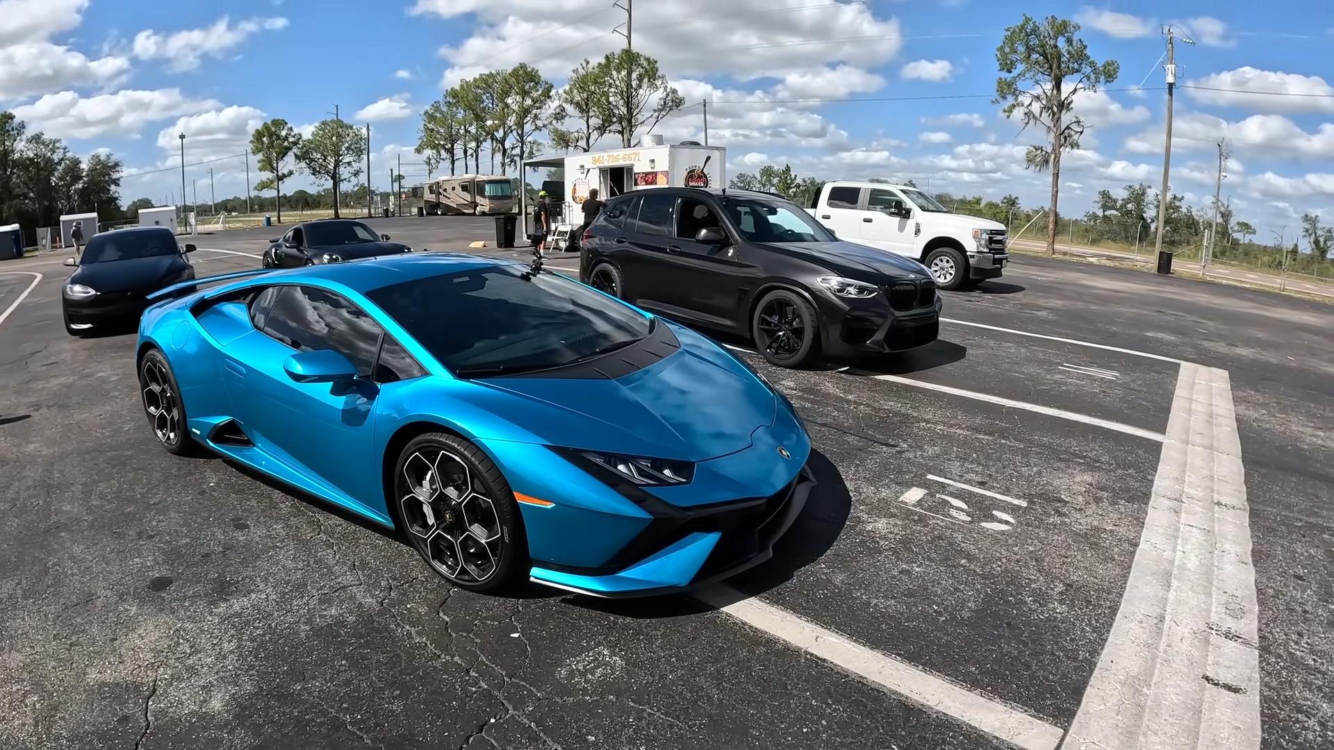 Clash Of Titans: Lamborghini Huracan Tecnica Vs Bmw X3 M Face Off In An Exciting Drag Race Extravaganza! 15 Vs youtube bmwownerhustleslamboguy700hpbmwx3mvshuracantecnica14miledragrace 039