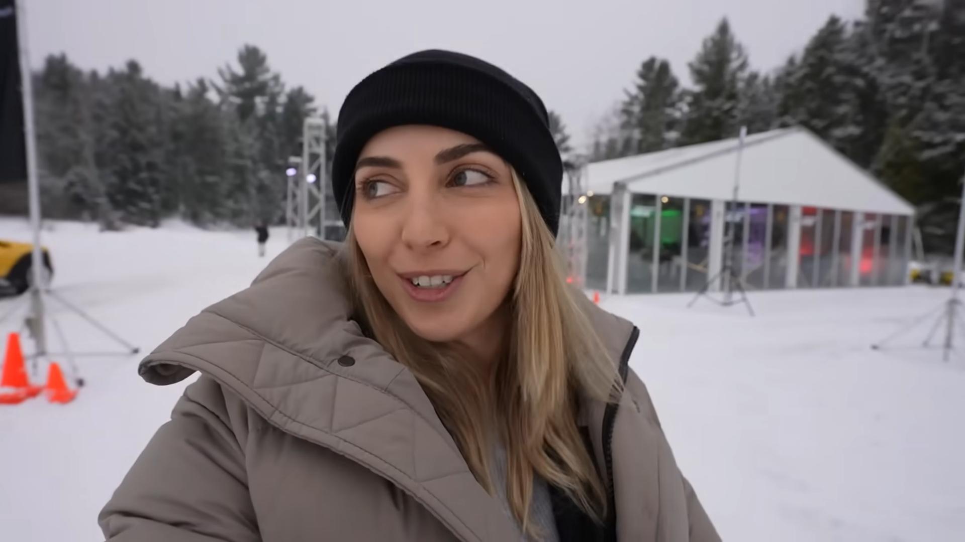 Discover How Actress And Youtuber Emelia Hartford Conquers Icy Terrains With The Stunning Lamborghini Huracán Sterrato 11 Vs youtube oopsigotalamborghinisterrato 1511