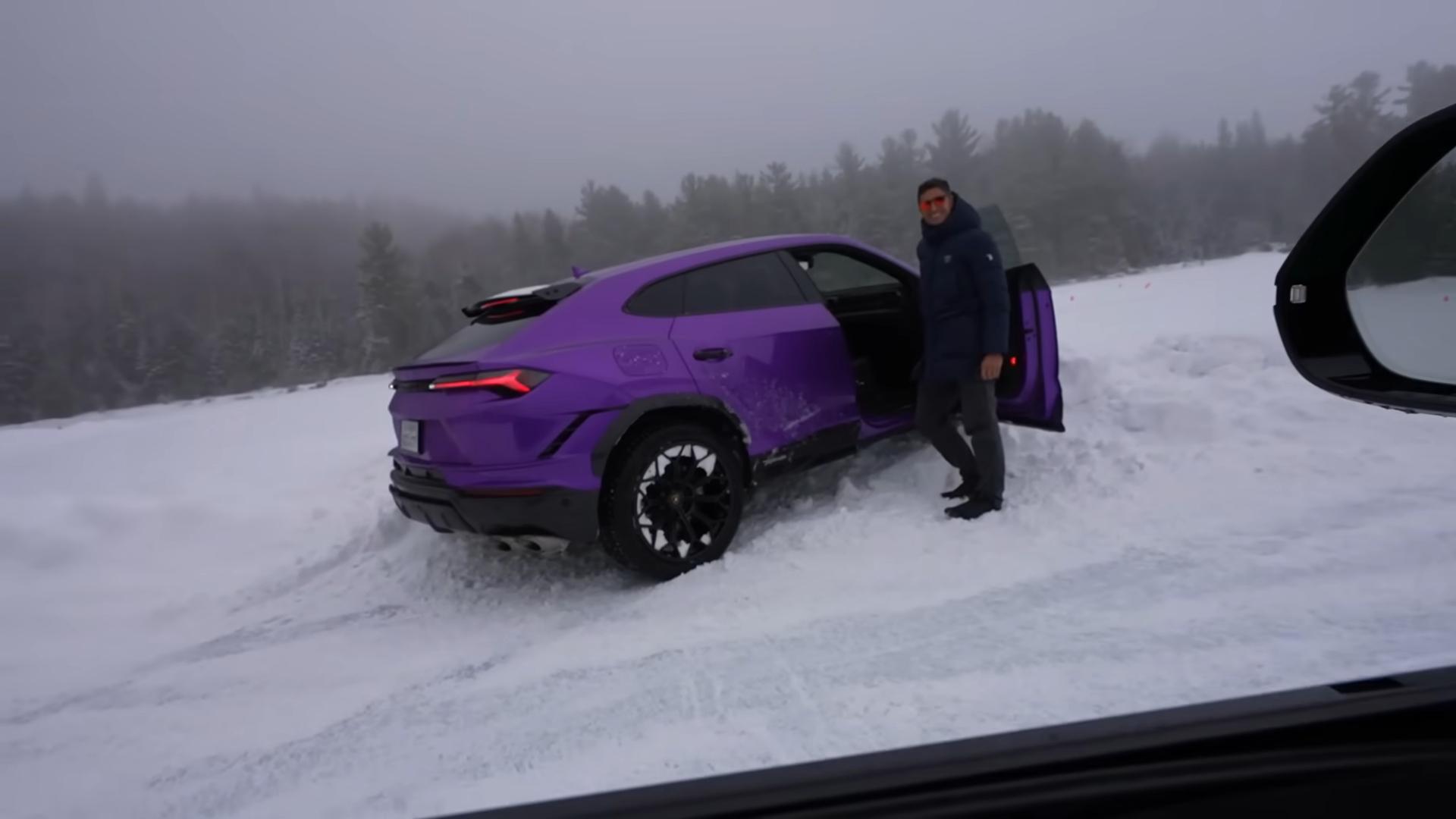 Discover How Actress And Youtuber Emelia Hartford Conquers Icy Terrains With The Stunning Lamborghini Huracán Sterrato 16 Vs youtube oopsigotalamborghinisterrato 950
