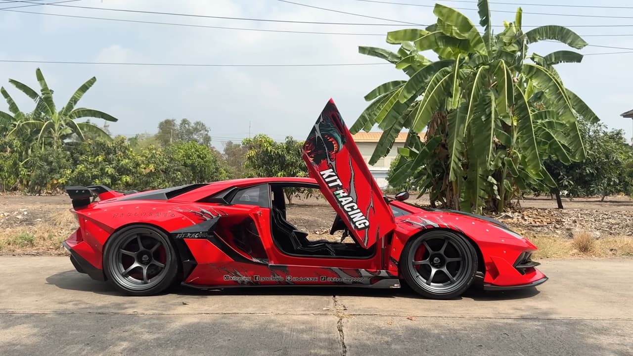 This Awe-Inspiring Lamborghini Aventador Svj Replica From Thailand Is Made From The Cheapest Material &Amp; Parts Available 3 Lamborghini aventador svj replica