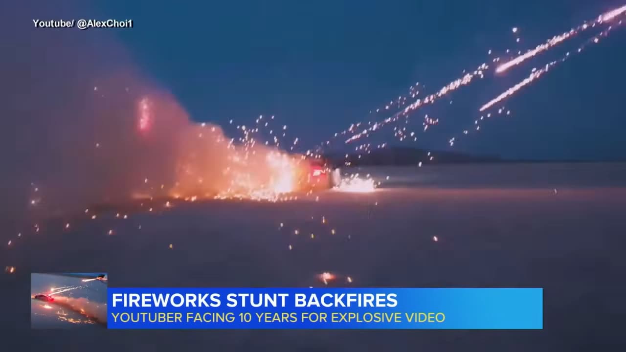 Youtuber Alex Choi Charged For Dangerous Fireworks Stunt With Lamborghini Huracan &Amp; Helicopter, Facing Up To 10 Years In Prison 5 Vs youtube youtuberchargedforstuntinvolvingshootingfireworksoutofahelicopteratalamborghini 008