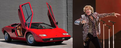Legendary British Rock And Pop Icon Rod Stewart'S 1977 Lamborghini Countach Lp400 Periscopio Gloriously Heads To Auction 2 Image