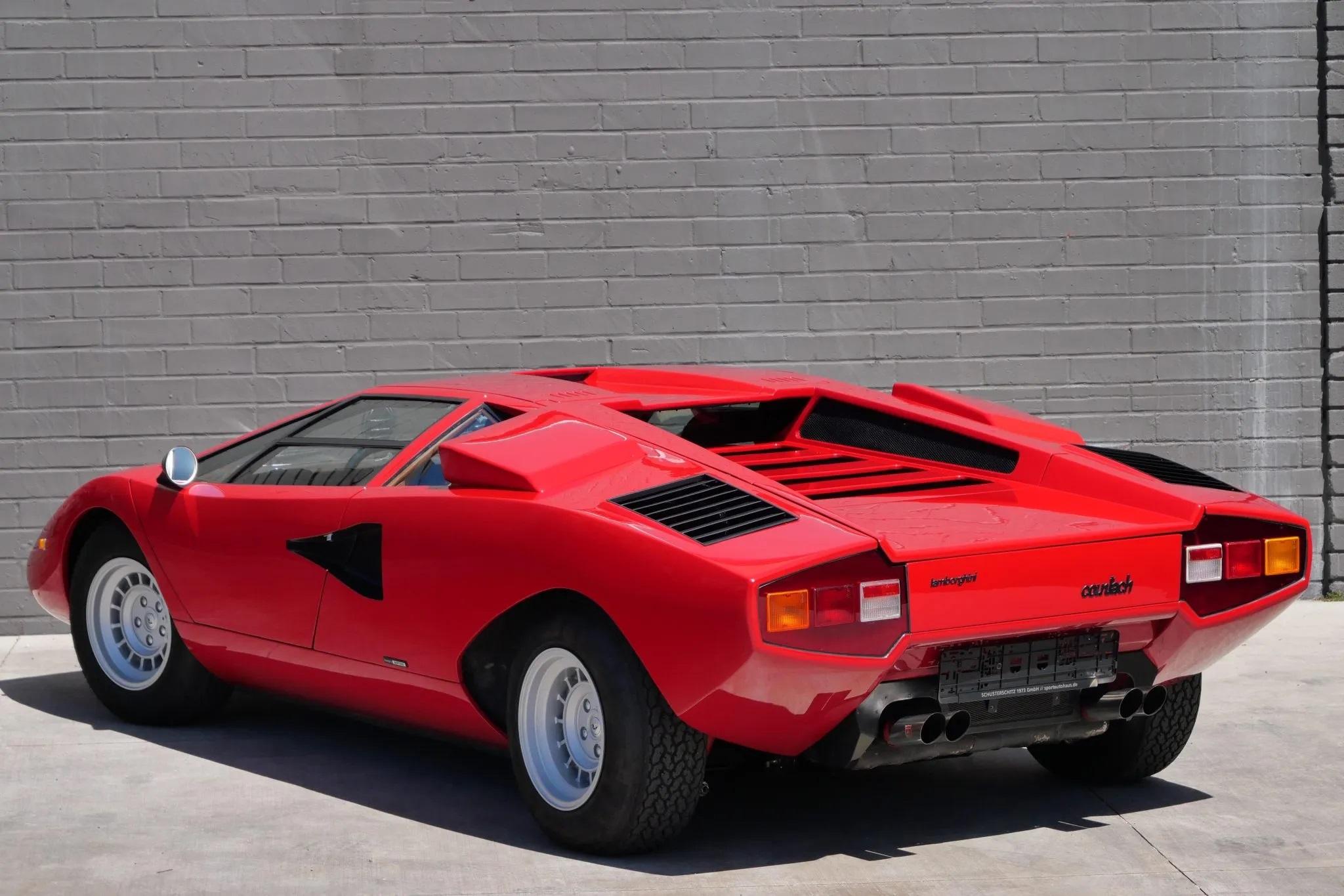 Legendary British Rock And Pop Icon Rod Stewart'S 1977 Lamborghini Countach Lp400 Periscopio Gloriously Heads To Auction 14 N8
