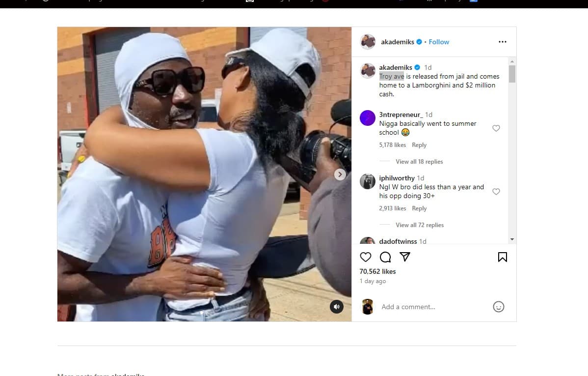 Here'S Why American Rapper Troy Ave Gifted New Lamborghini Urus After Being Released From Prison! 5 Troy ave gifted new lamborghini urus