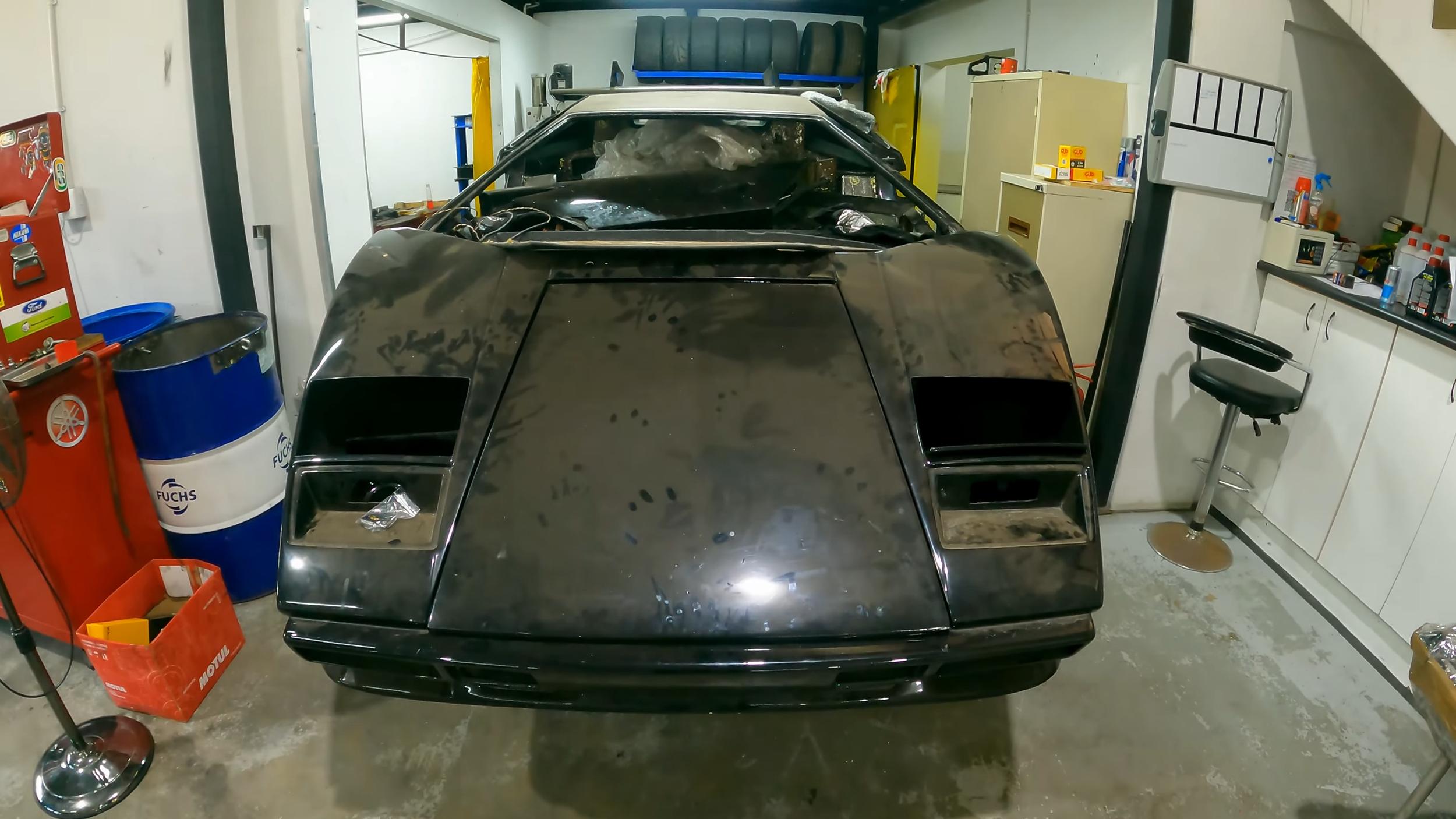 Blasphemy Or Brilliance? Unique Toyota V12-Swapped Lamborghini Countach Clone Sparks Debate! 21 Vs youtube buildingalamborghinicountachreplicawithatoyota1gz fev12 episode2enginetransaxle 007