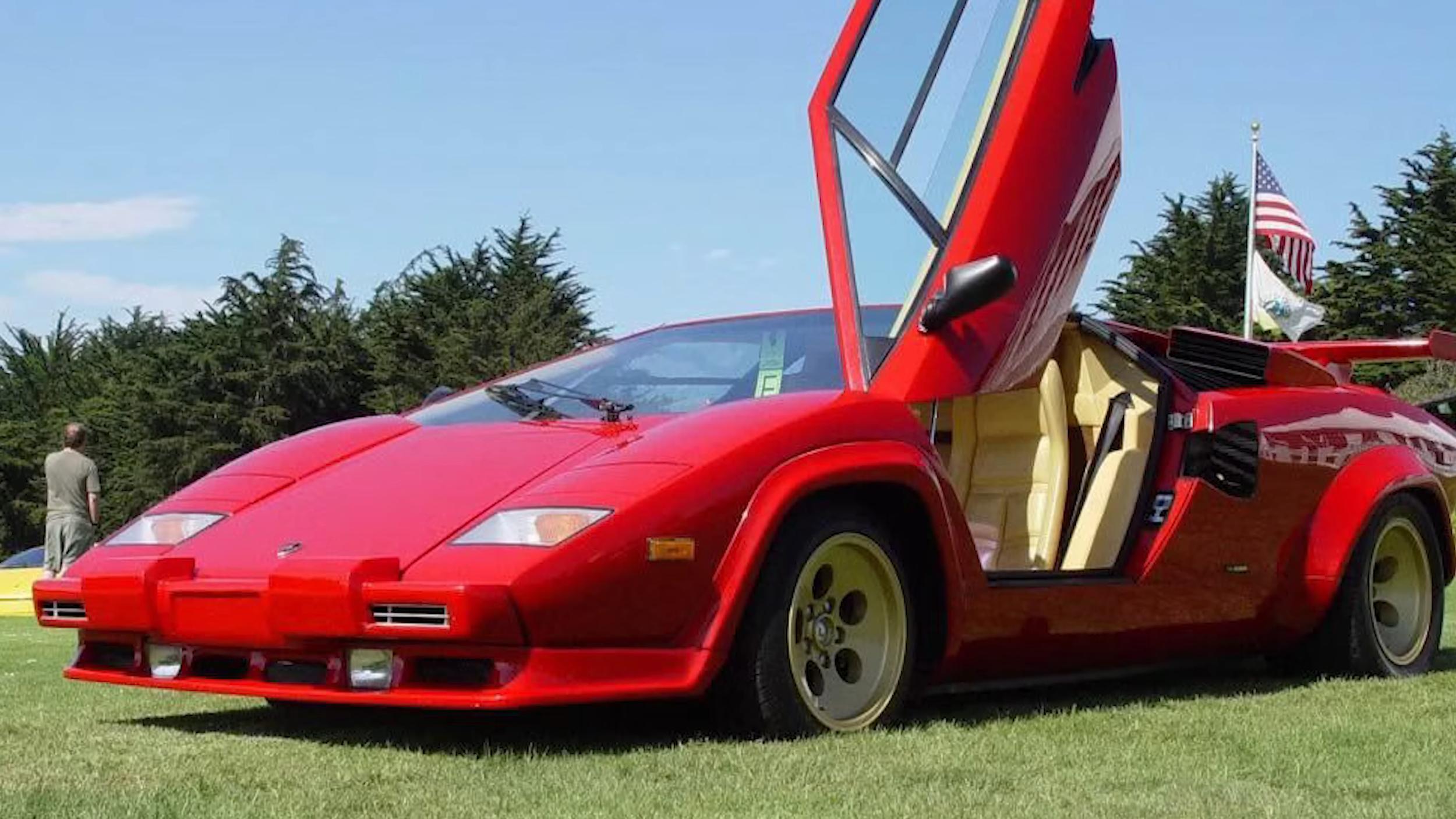 Fuel injected lamborghini countach 5000s