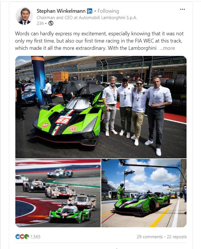 Stephan Winkelmann Expresses Pride In Lamborghini Sc63'S Resilient Performance At Challenging Lone Star Le Mans 3 Screenshot 12 1